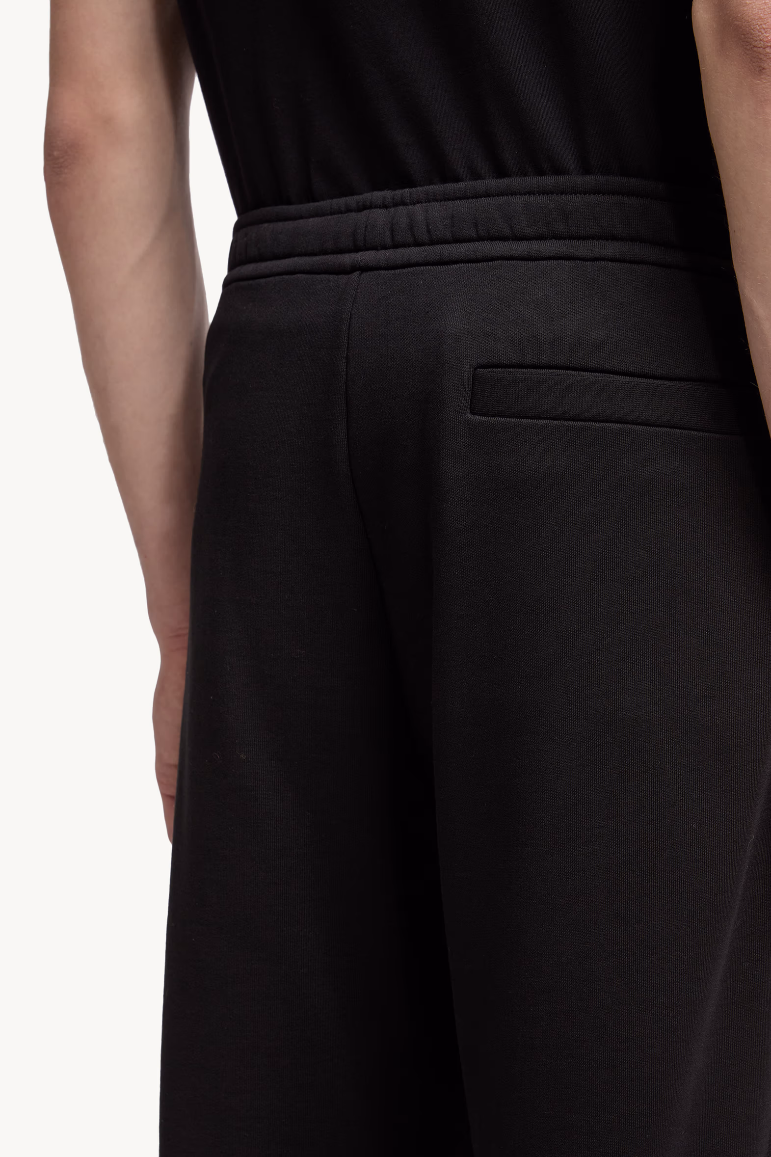 Cotton Sweatpants Men Black Moncler 7